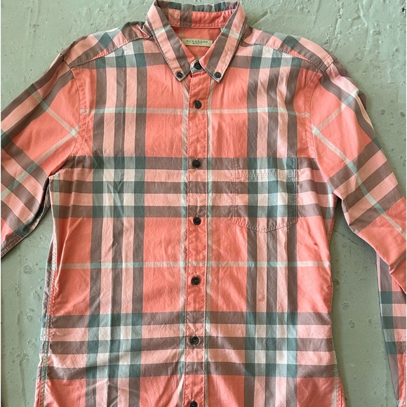 Burberry men’s  casual Long sleeve dress shirt size small - Picture 5 of 7